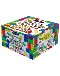 LEGO LIGHTS | 200 Gram 100 Shot Cake by No Name Fireworks